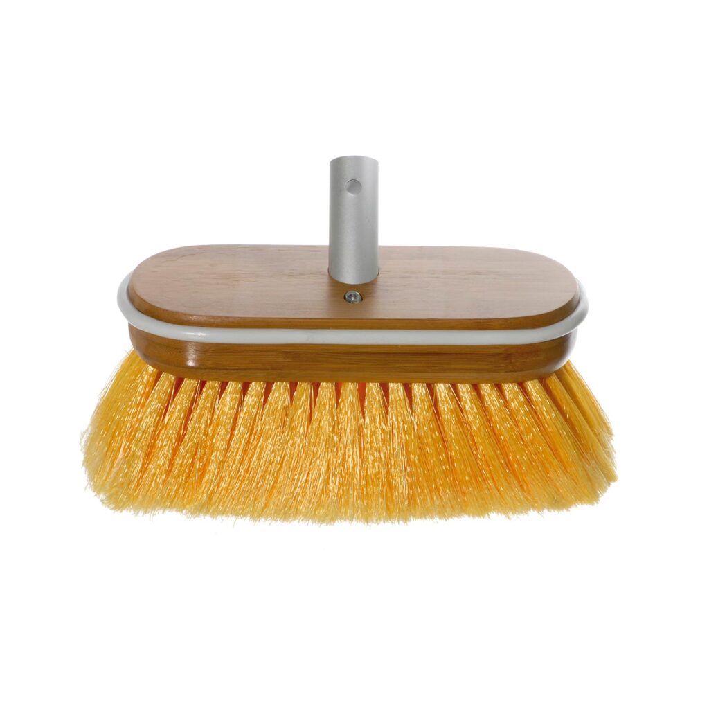 Krtača Deluxe iz bambusa z mehkimi ščetinami rumene barve