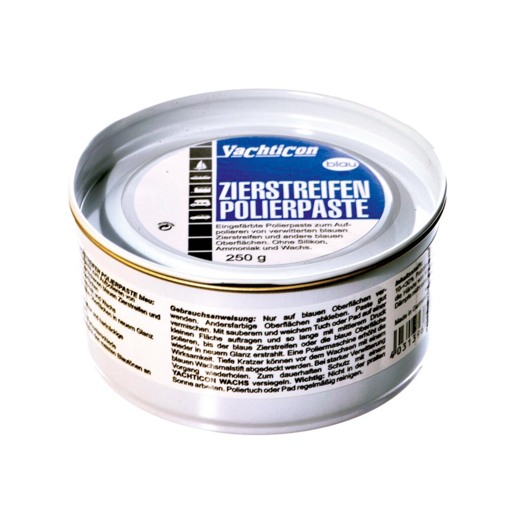 Polirna pasta modre barve